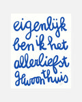Gewoon thuis (blauw)