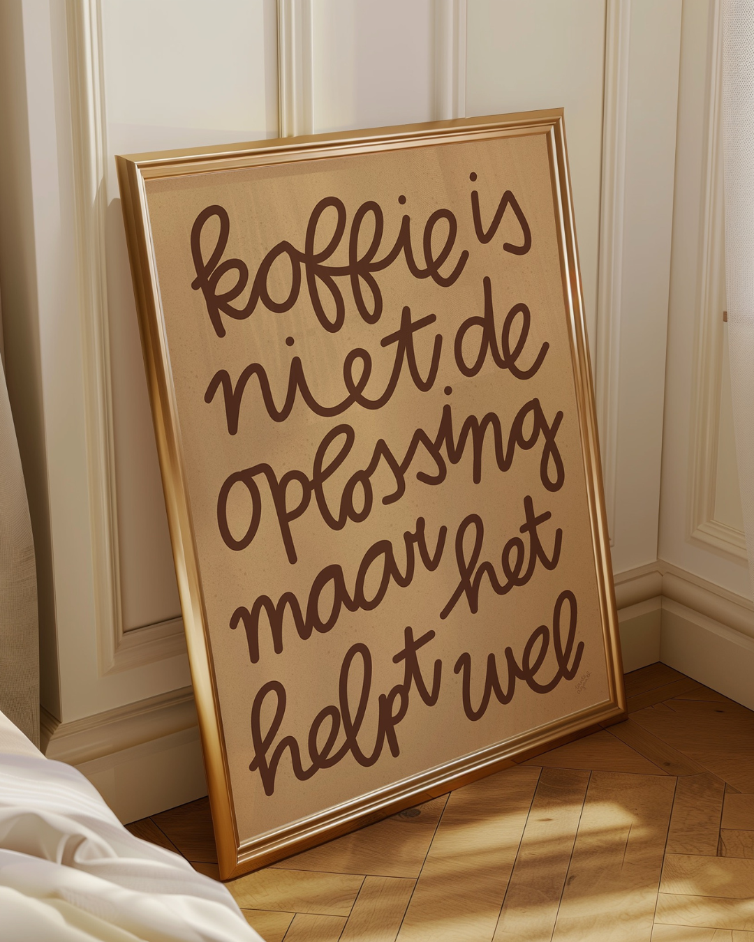 Koffie is niet de oplossing (print)