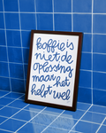 Koffie is niet de oplossing (print)