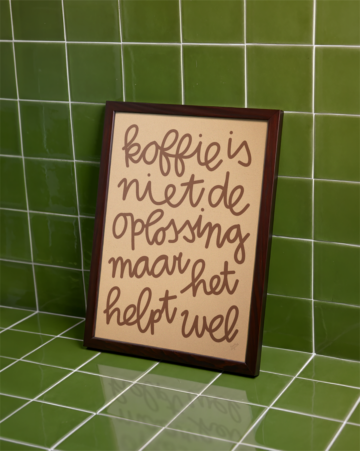 Koffie is niet de oplossing (print)